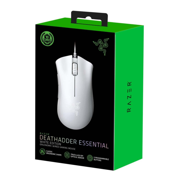 Купить Компьютерная мышь Razer DeathAdder Essential, White (RZ01-03850200-R3M1)-2.jpg